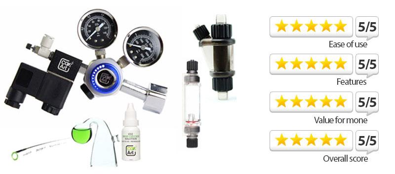 Praktyczny przegląd Fishkeeping of CO2Art Premium Complete Aquarium CO2 Konfiguracja
