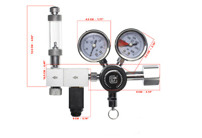 Pro-Elite-serien Det mest avancerede akvariumdobbelte trin CO2 Regulator