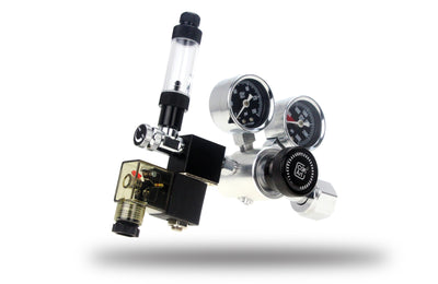 PRO-SE-serien - akvarium CO2 Dual Stage Regulator med integreret solenoid