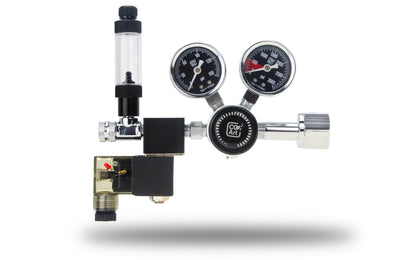 PRO-SE-serie - Aquarium CO2 Dual Stage Regulator met geïntegreerde solenoïde